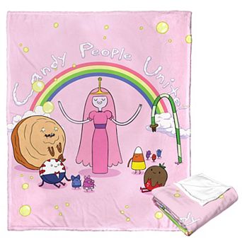 Adventure Time Adventurous Kingdoms Silk Touch Throw Blanket