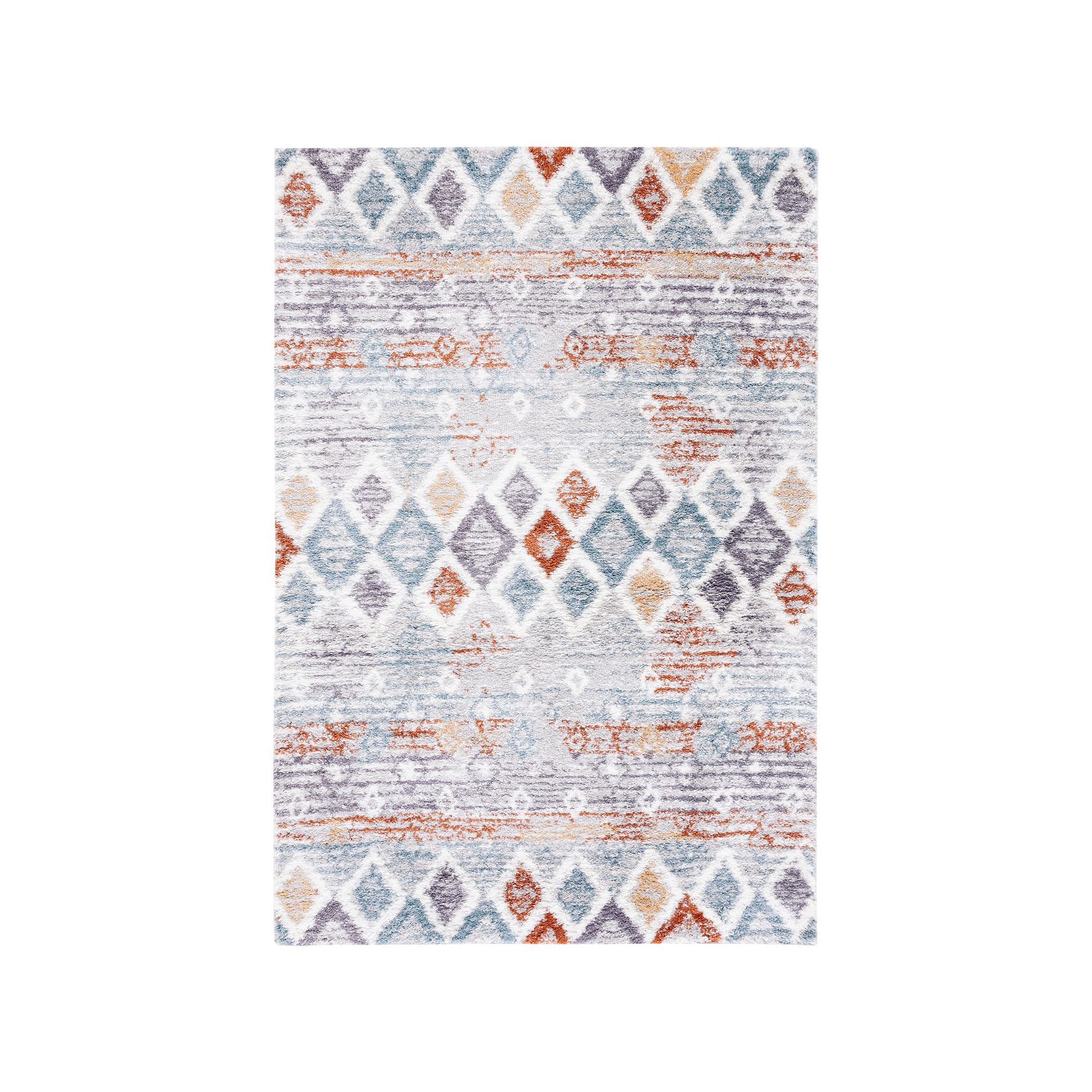 Safavieh Berber Shag Zarleen Rug, Blue Rust Ivory