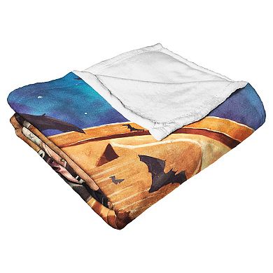 Batman Castle Guardian Silk Touch Throw Blanket