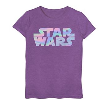 Girls 7-16 Star Wars Holographic Logo Tee