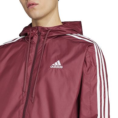 Men's adidas Essentials Woven 3-Stripes Windbreaker