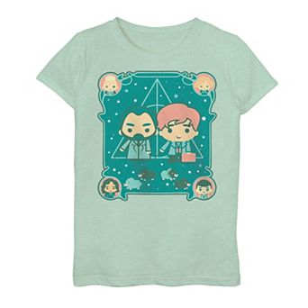 Girls 7-16 Fantastic Beasts Chibi Dumbledore And Scamander Graphic Tee