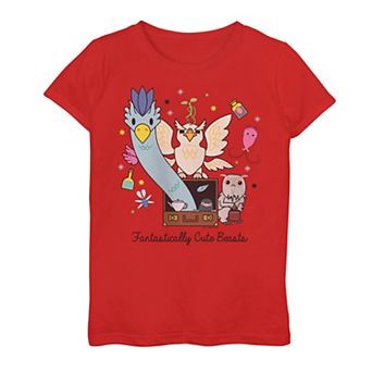 Girls 7-16 Fantastic Beasts Fantastically Cute Beasts Graphic Tee