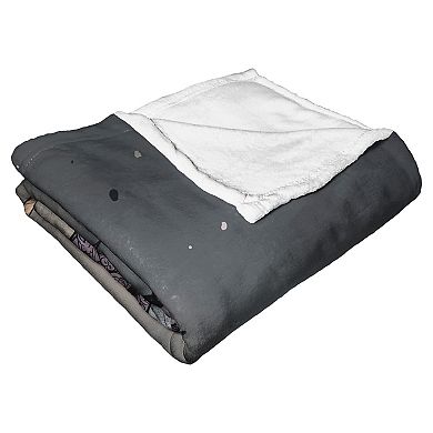 Batman Gotham Grey Silk Touch Throw Blanket