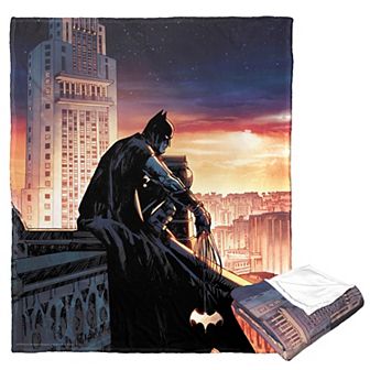 Batman Knight Watch Silk Touch Throw Blanket