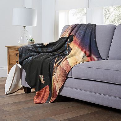 Batman Knight Watch Silk Touch Throw Blanket