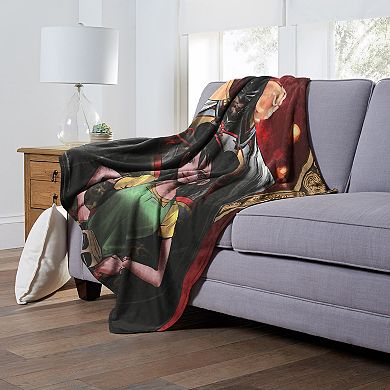 Batman Lone Bat And Cub Silk Touch Throw Blanket