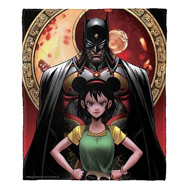 Batman Lone Bat And Cub Silk Touch Throw Blanket