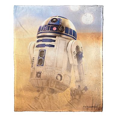Disney's Star Wars R2-D2 Silk Touch Throw Blanket
