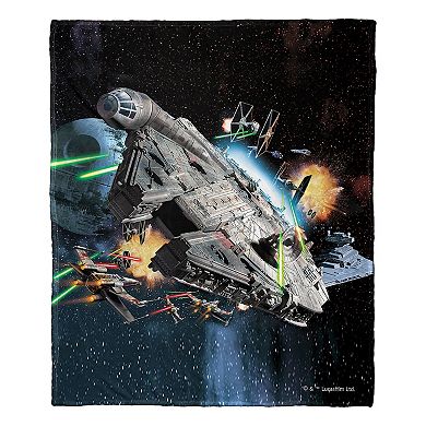 Disney's Star Wars Falcon Silk Touch Throw Blanket