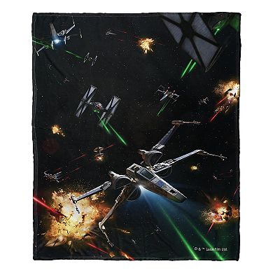 Disney's Star Wars Fighters Silk Touch Throw Blanket