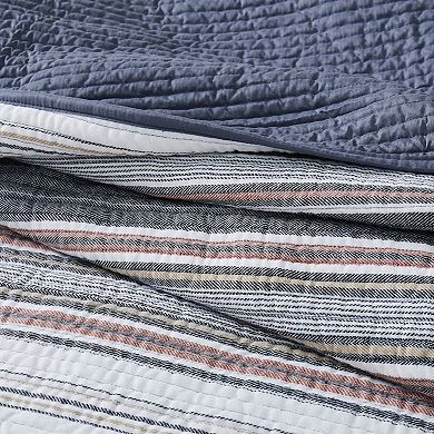 Brooklyn Loom Hudson Stripe Yarn Dye Quilt Set with Shams