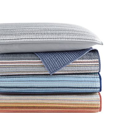 Brooklyn Loom Hudson Stripe Yarn Dye Quilt Set with Shams