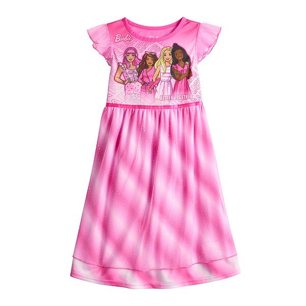 Toddler Girl Barbie Fantasy Night Gown