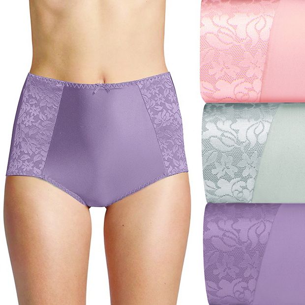 Women's Bali® 3-pack Double Support Hi-Cut Panty Set DFDBH3