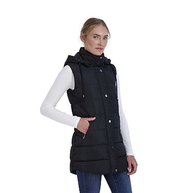 Women's Sebby Collection Long Puffer Vest