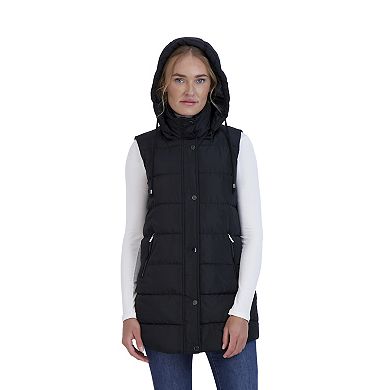 Women's Sebby Collection Long Puffer Vest