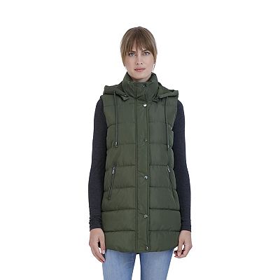 Women s Sebby Collection Long Puffer Vest