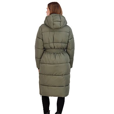 Women's Sebby Collection Long Puffer Jacket