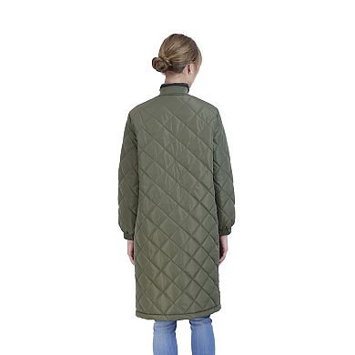 Women's Sebby Collection Quilted Long Jacket