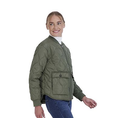 Women's Sebby Collection Quilted Crop Jacket