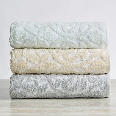 Great Bay Home Cassie Cotton Jacquard 6-piece Towel Set
