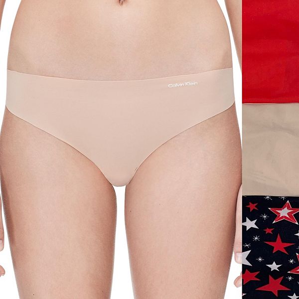 Women's Calvin Klein 3-pk. Invisibles Thong Panty Set QD3558