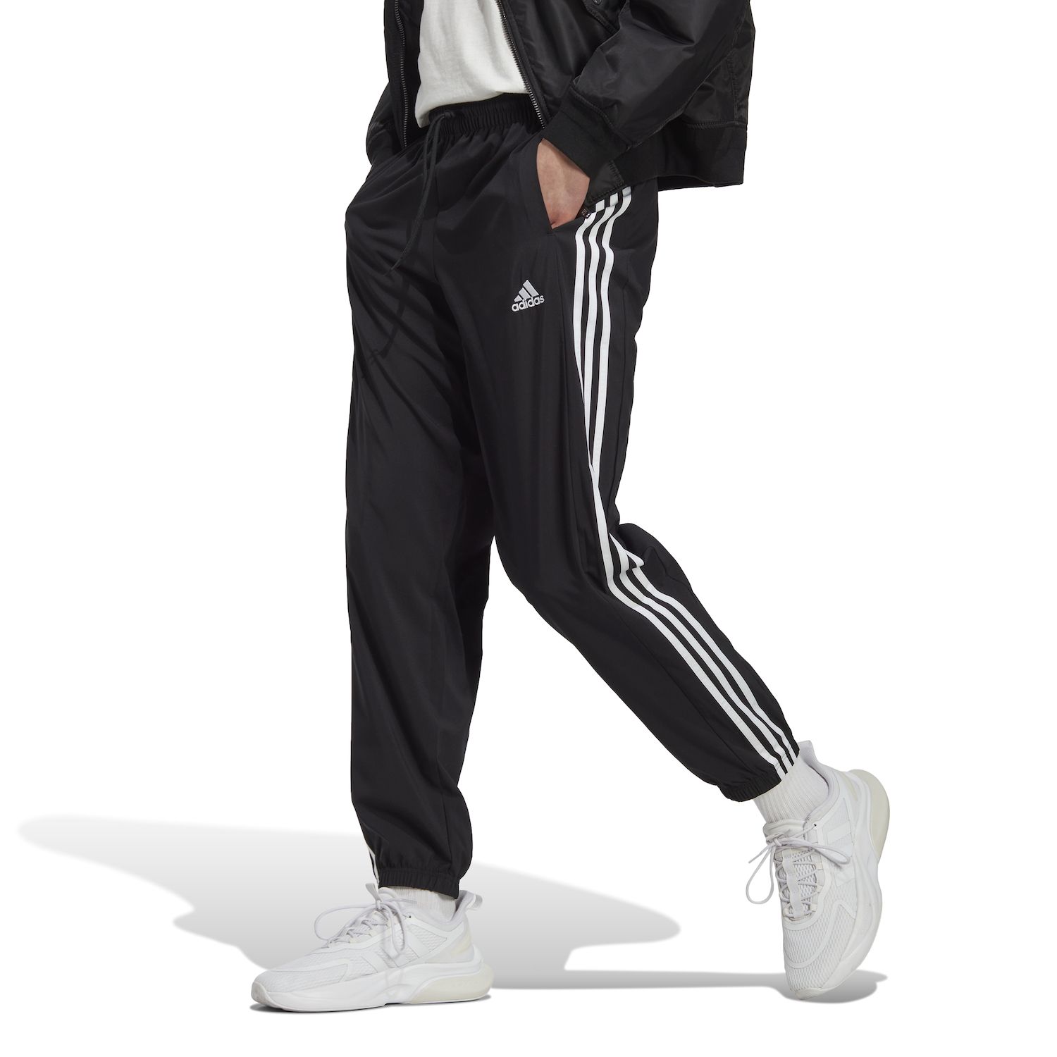 Men's Adidas AEROREADY Essentials Woven 3-Stripes Pants