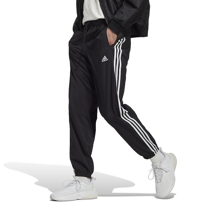 Adidas three stripe hot sale cigarette pants