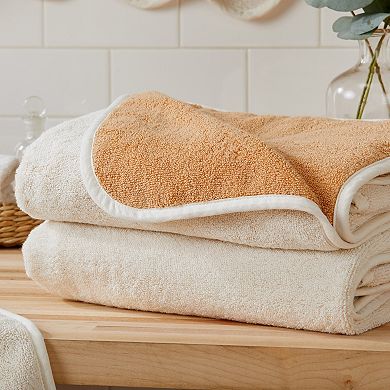 Madelinen® Vanessa Two-Toned Reversible 2-pack Bath Towel Set