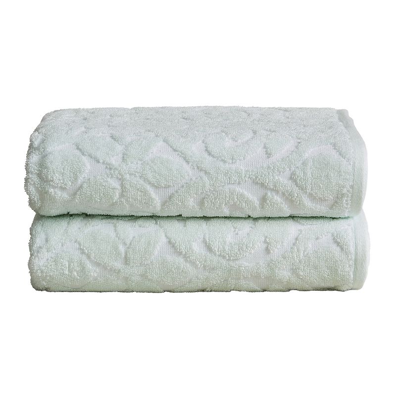 Great Bay Home Cassie Cotton Jacquard 2-pack Bath Towel Set, Multicolor, 2 