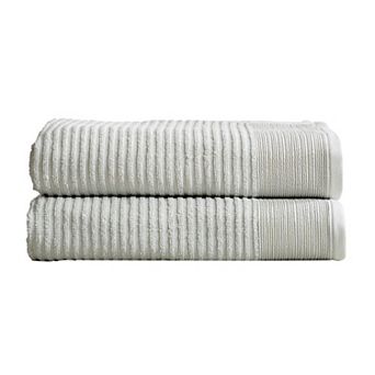 Madelinen® Rori Ribbed Terry 2-pack Bath Towel Set