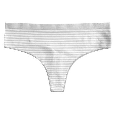 Juniors' SO® Seamless Thong Panty