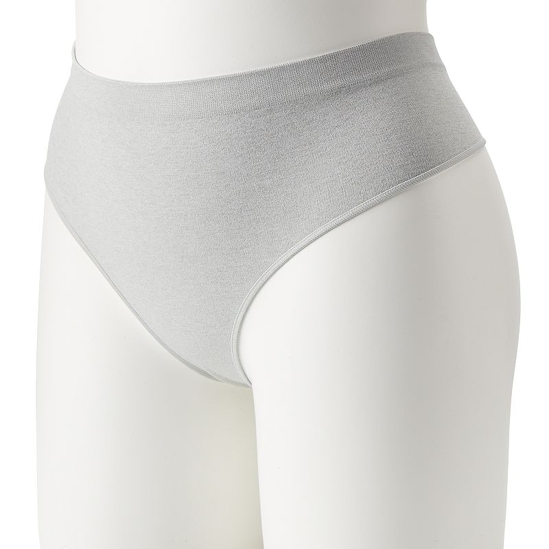 Juniors' SO® Seamless Thong Panty ZG01U475R, Girl's, Size: Small, Gray Grey