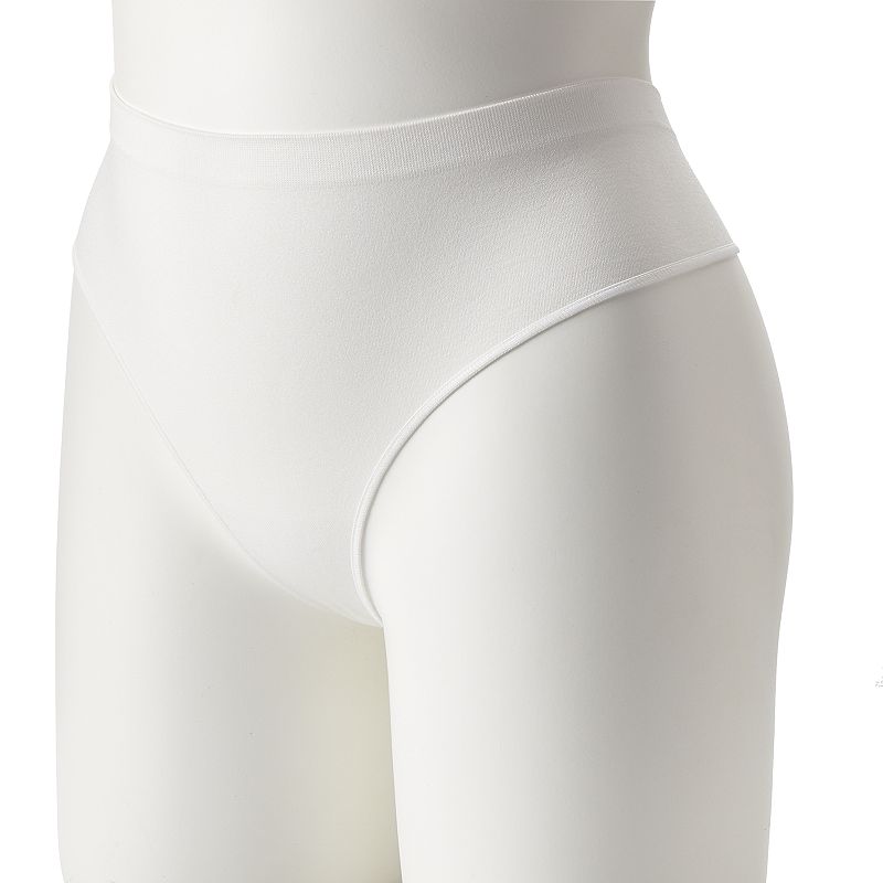 Juniors' SO® Seamless Thong Panty ZG01U475R, Girl's, Size: Small, Mod White