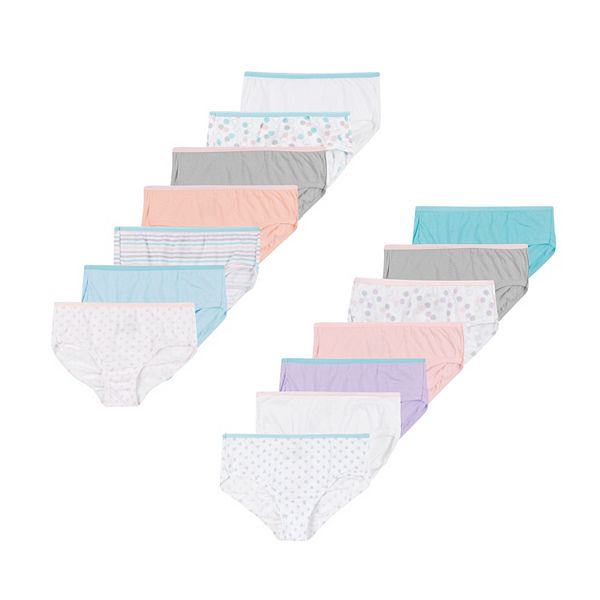 Girls 6-16 Hanes® 14-pack Cotton Briefs