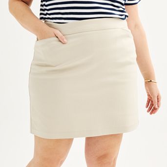 Plus Size Croft & Barrow® Effortless Stretch Skort