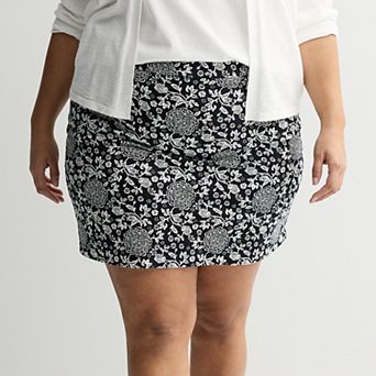 Plus Size Croft & Barrow® Effortless Pull-On Skort
