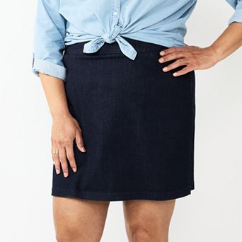 Plus Size Croft & Barrow® Effortless Pull-On Skort
