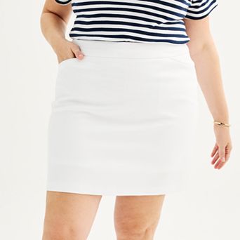 Plus Size Croft & Barrow® Effortless Stretch Skort