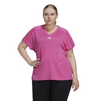 Plus Size adidas AEROREADY Training Essentials V-Neck Tee