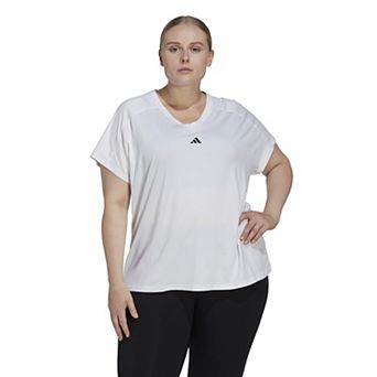 Plus Size adidas AEROREADY Training Essentials V-Neck Tee