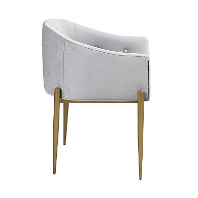 Madison Park Joey Tufted Low Back Upholstered Dining Chair 2-piece Set