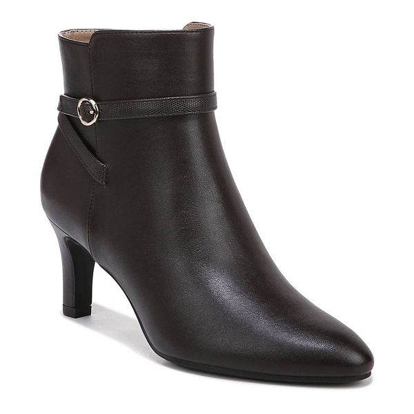 LifeStride Womens Guild Booties Dark Chocolate Synthetic 9 W