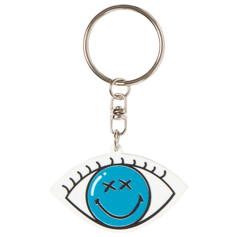 Young Adult SMILEY Keychain, Multicolor