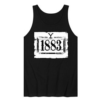 Men's 1883 Wood Sign Tank Top