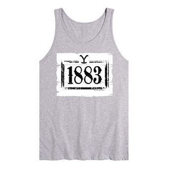 Men's 1883 Wood Sign Tank Top
