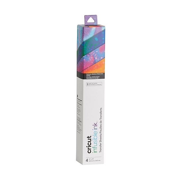 Cricut 4pk Infusible Ink Transfer Sheet Patterned - Rainbow Paint Splash