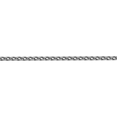 LYNX Men's Stainless Steel 3 mm Rope Chain Bracelet