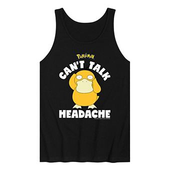 Men's Pokemon Psyduck Headache Tank Top